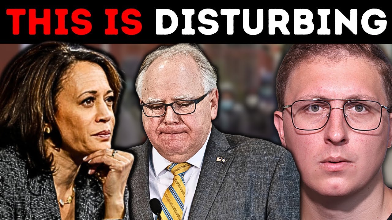 YouTube post by @RJTalksTV for AiresTech. Caption reads: Kamala just screwed up BIG TIME.