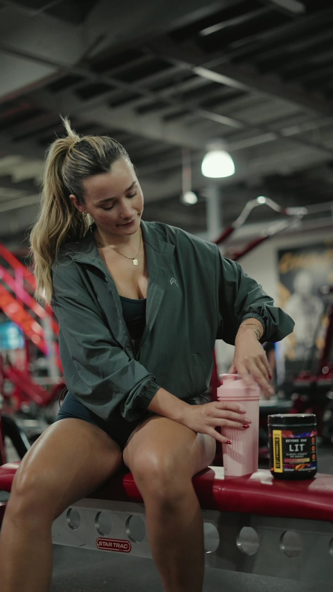 TikTok post by @kellirosee for GNC. Caption reads: Show up different. Stay locked in 🤏🏽  @GNC Live....