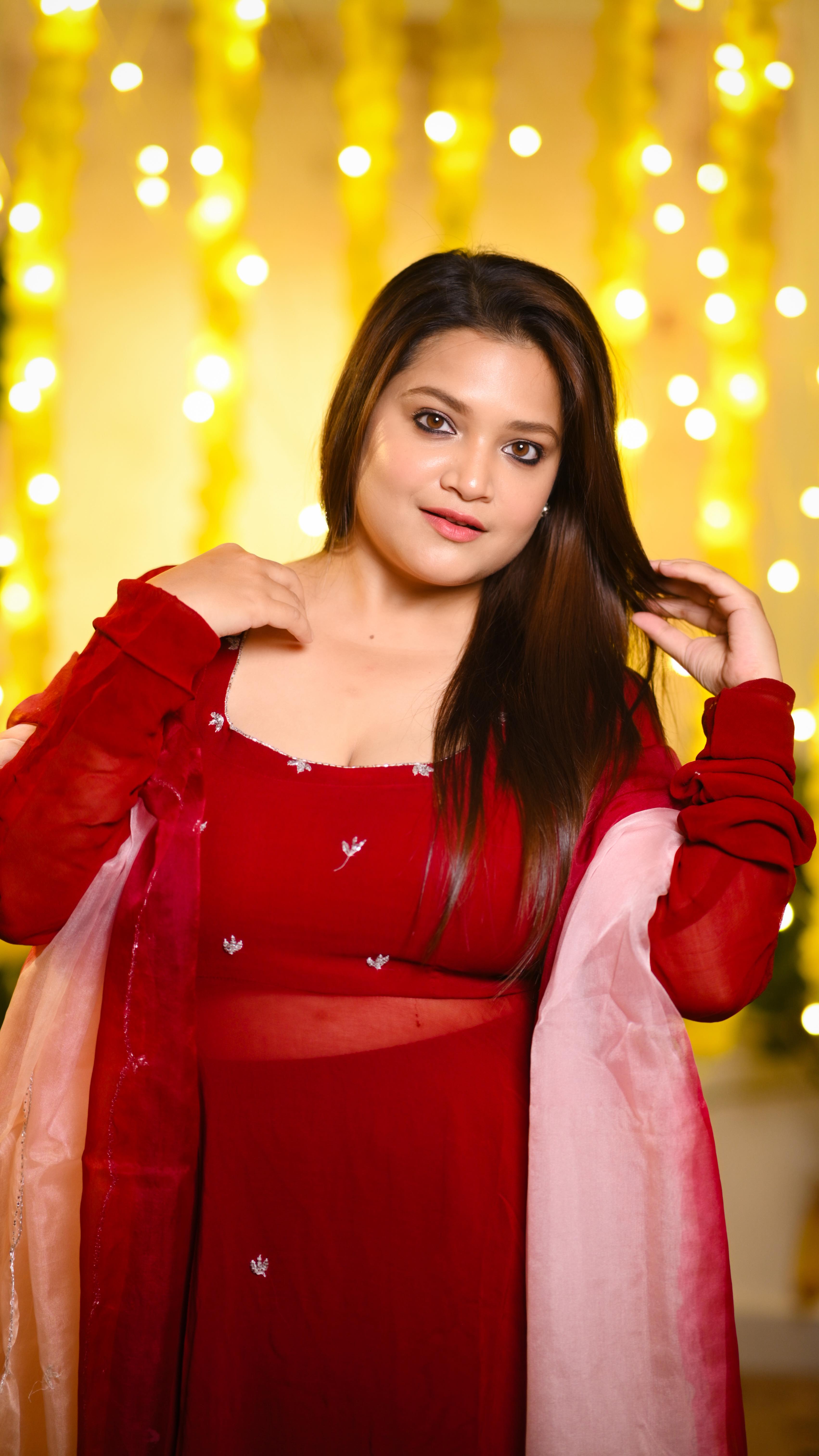 Instagram post by @ratri__003 for Zivame. Caption reads: Take your stunning festive fits to next level with....