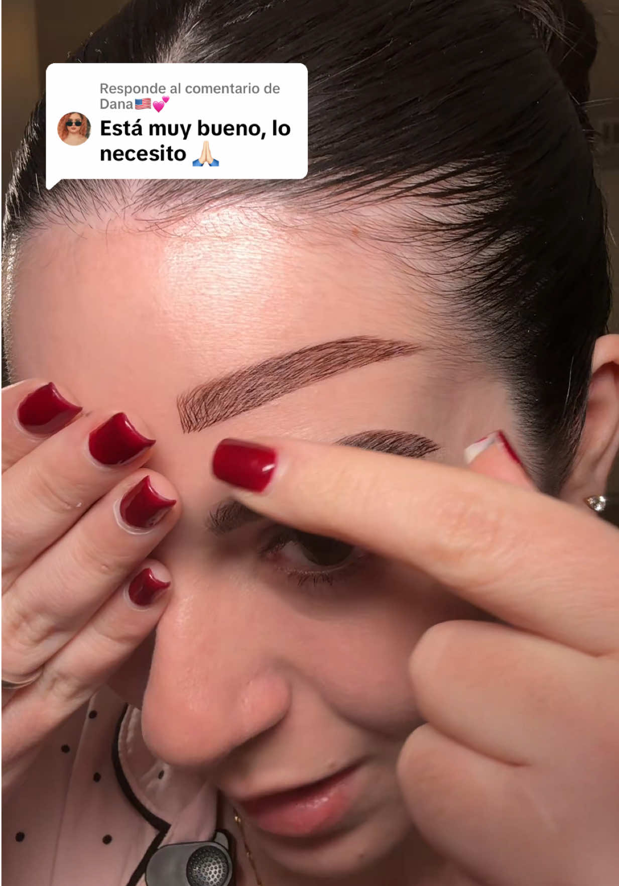 TikTok post by @msteffanybeauty for iMethodBeauty. Caption reads: Respuesta a @Dana🇺🇸💕 en 2026 usamos estos....