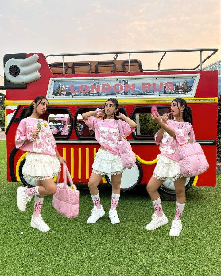 Instagram post by @failicyy for FILA. Caption reads: Pink up my day!🩷🍧🌸🎀

ft. FILA Superbubble....