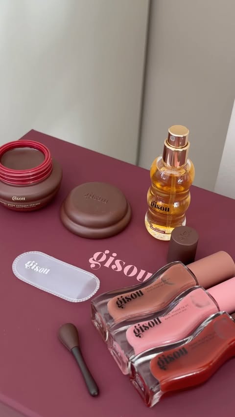 Instagram post by @lxtify for Gisou. Caption reads: The NEW @gisou Fall collection (limited [...].