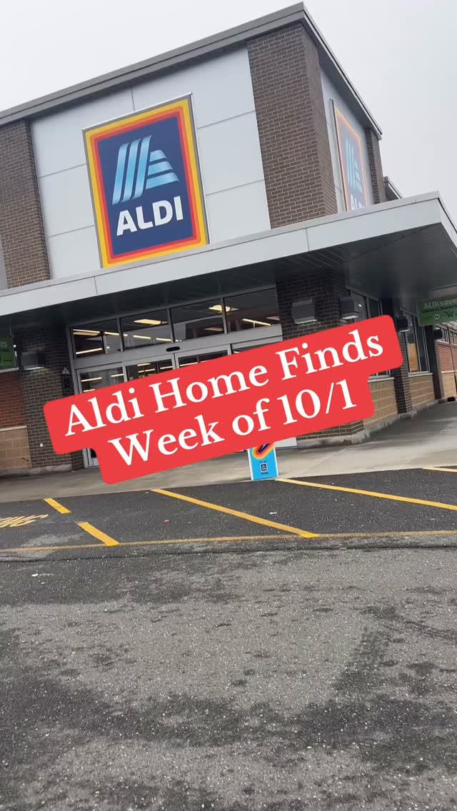 Instagram post by @aldiallthetime for Squishmallows. Caption reads: Aldi Home Finds coming 10/1!
Halloween,....