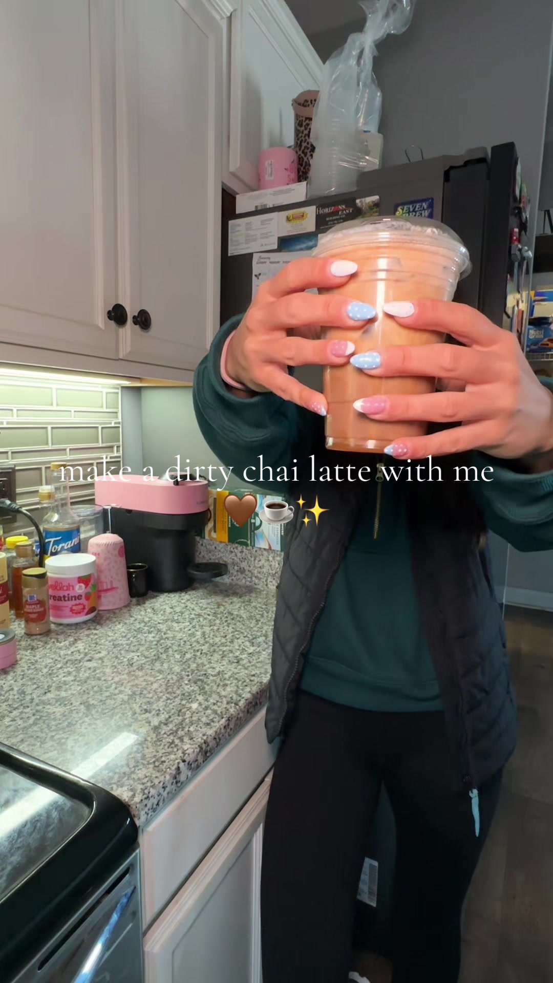 TikTok post by @kayleana18 for International Delight. Caption reads: - literally soo good oh my gosh! @Torani....