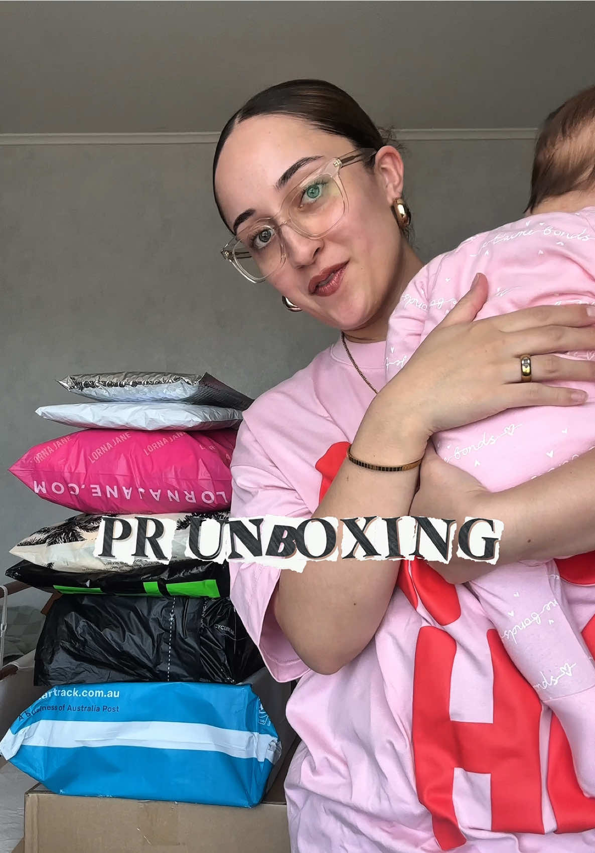 TikTok post by @grace.peseta for Little Bellies. Caption reads: so very thankful & blessed for all these amazing....