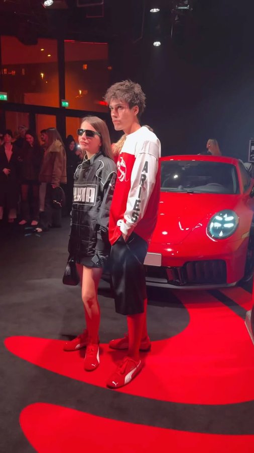 Instagram post by @gianmarco_rottaro for AW LAB. Caption reads: As Fast as my #SPEEDCAT @puma.italy @awlab #Ad.