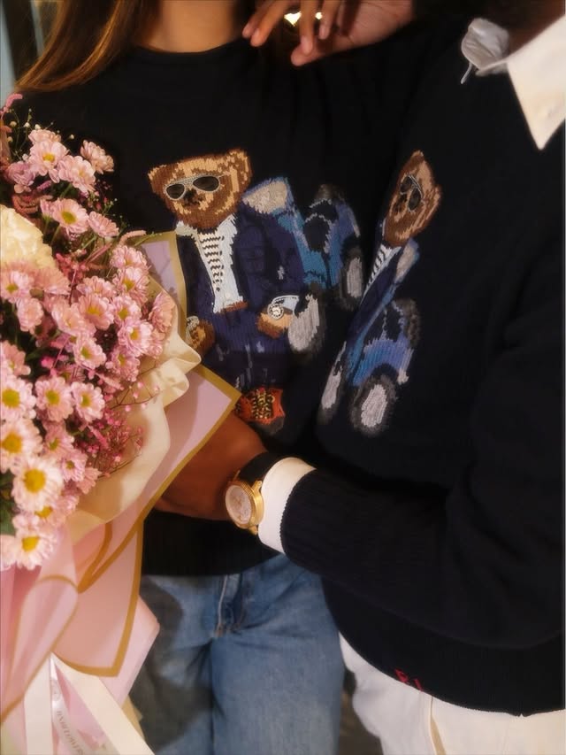 Instagram post by @salonimittalofficial for Ralph Lauren. Caption reads: Who doesn’t love a teddy bear
So glad to get my....