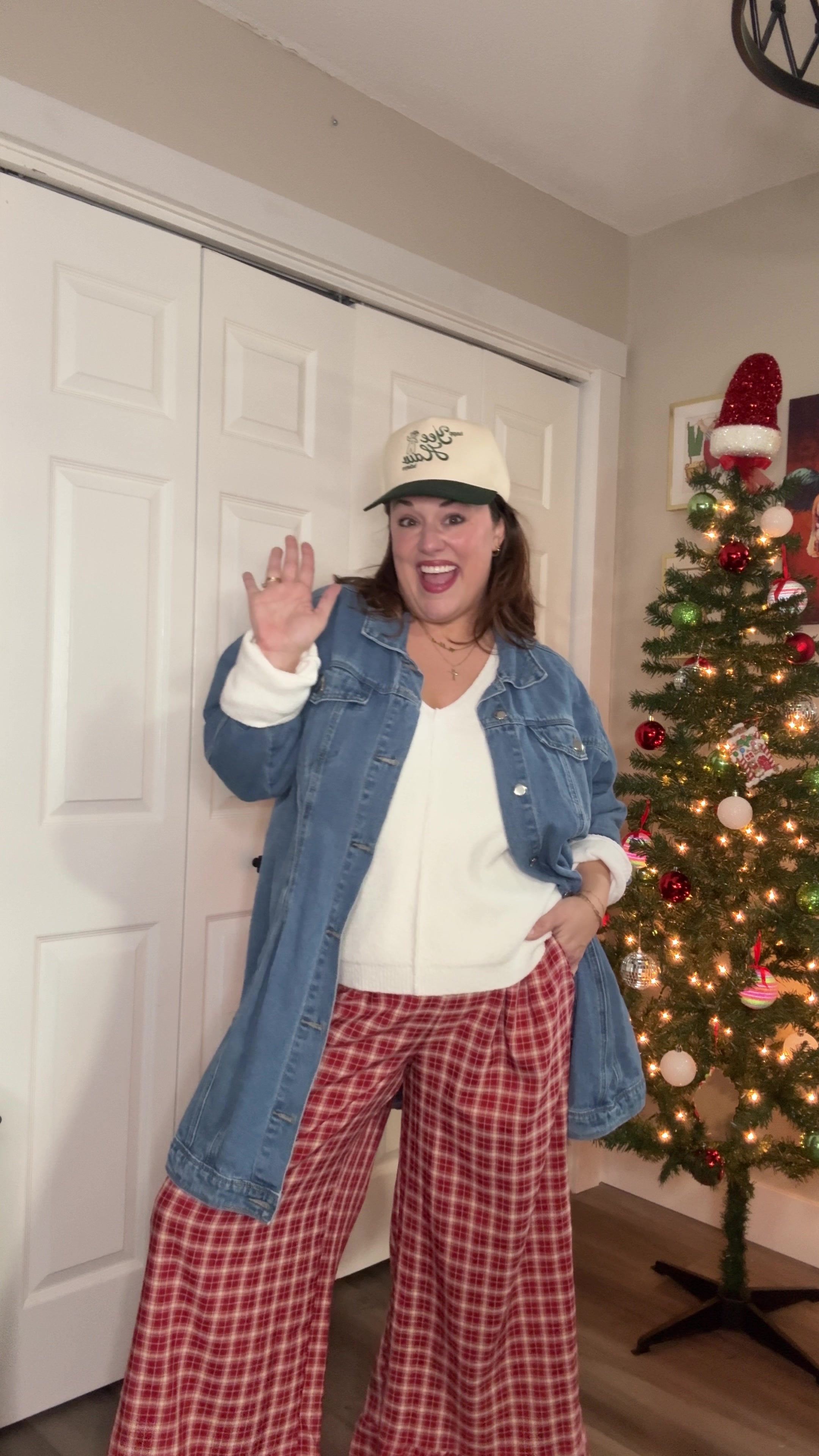 TikTok post by @nikmarie77 for KenzKustomz. Caption reads: Shoutout to @KenzKustomz for being my go to hat....