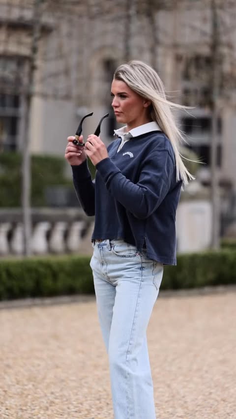 Instagram post by @charllotteolivia for Superdry. Caption reads: a @superdry moment.. 🫧

📸 @blossett_pr 

#ad....