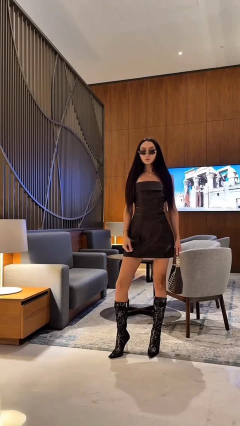 Instagram post by @aliyamyworld for Chrome Hearts. Caption reads: [...] @michaelkors 
Glasses: @chromeheartsofficial.