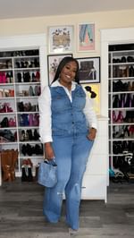 Instagram post by @tiffythefashionslayer for Ashley Stewart. Caption reads: [...] some fall shopping. 

I headed to....