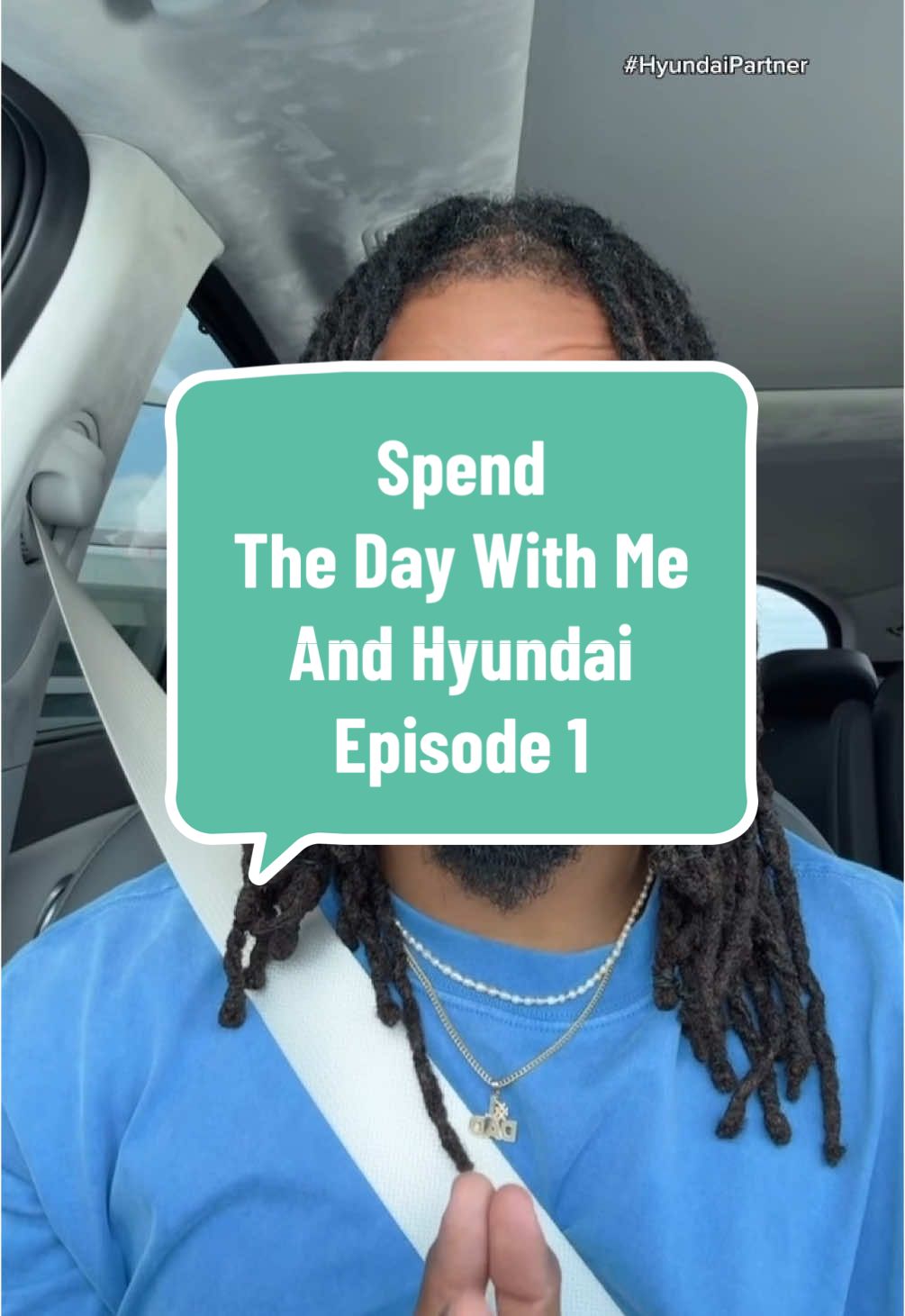 TikTok post by @keith_lee125 for Hyundai USA. Caption reads: Spend the day with me at the  @Hyundai USA in....