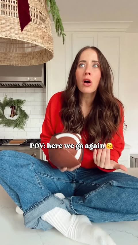 Instagram post by @abbylhoskins for Gorton's. Caption reads: Back at it again … the only reason this kid gives....