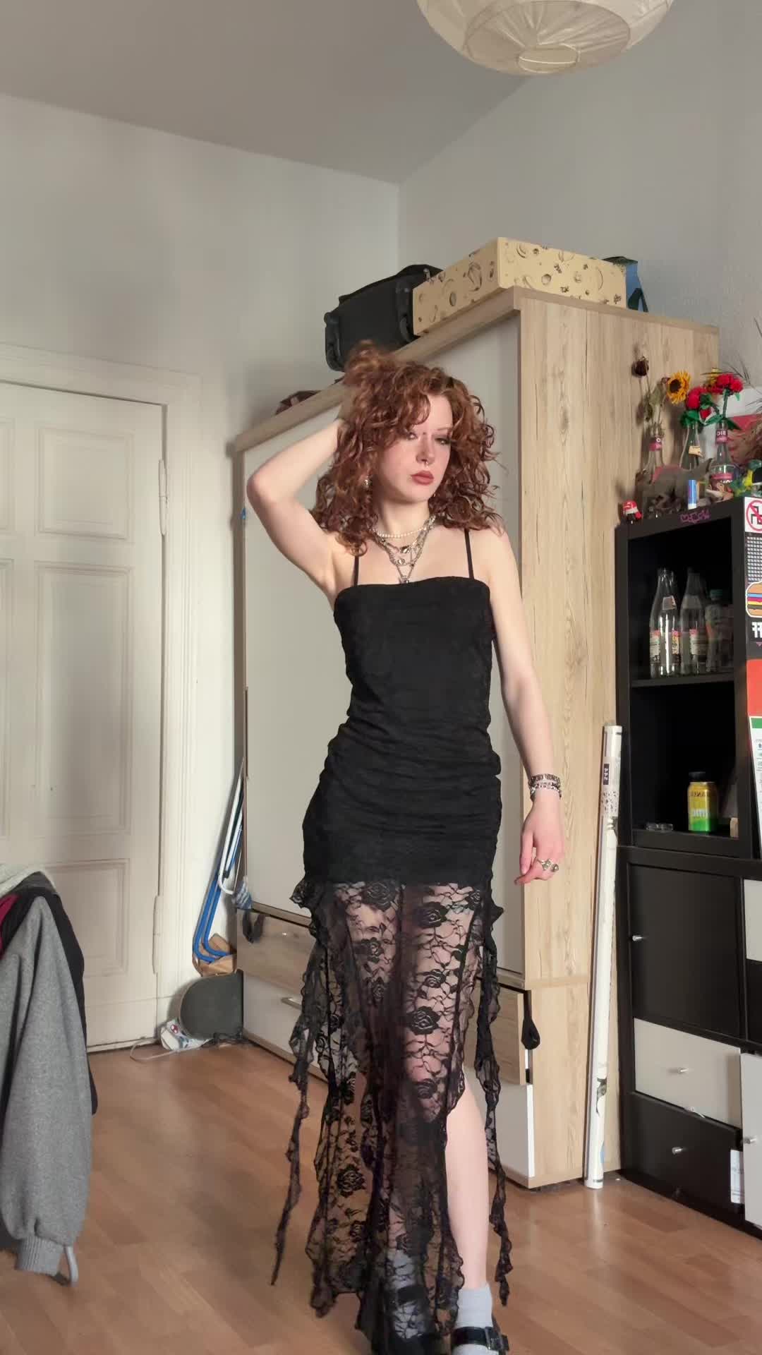 TikTok post by @anaawhatever for Nevstudio. Caption reads: |advertisement| Clothes from @Nevstudio Official....