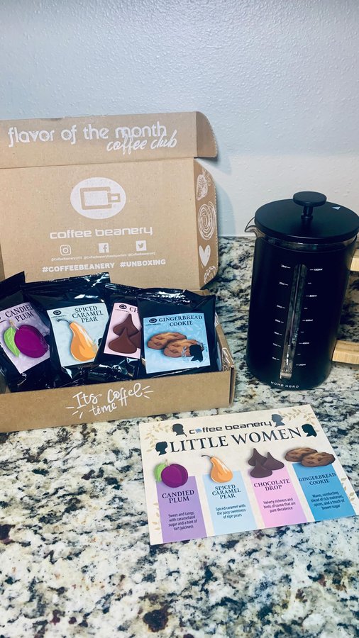 Instagram post by @classyugcreviews for Coffee Beanery. Caption reads: @coffeebeanery1976 will brighten any day with....