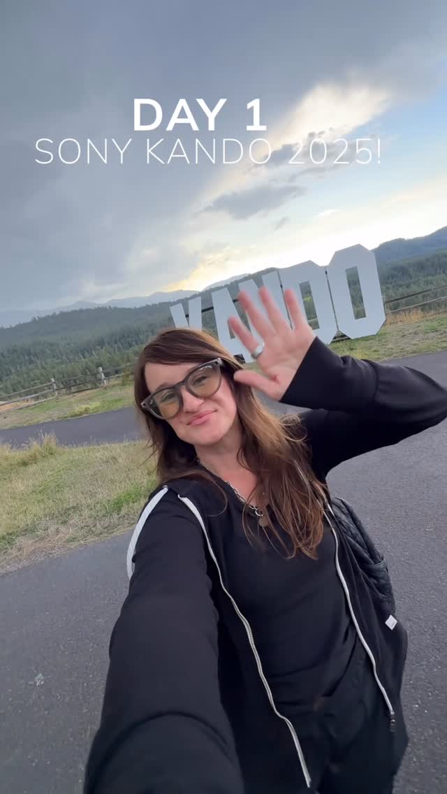 Instagram post by an influencer for Sony Electronics. Caption reads: One of my fav times of the year, #SonyKandoTrip!!.