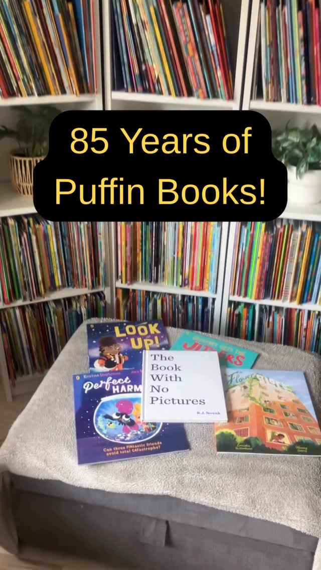 Instagram post by @father_teacher_reader for Puffin Books. Caption reads: 📚💛 Something magical is happening this summer.......