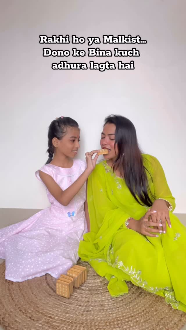 Instagram post by @drtridishapathak for Malkist Premium Crackers. Caption reads: #Ad TIES OF LOVE 🥰 @malkist_official makes every....
