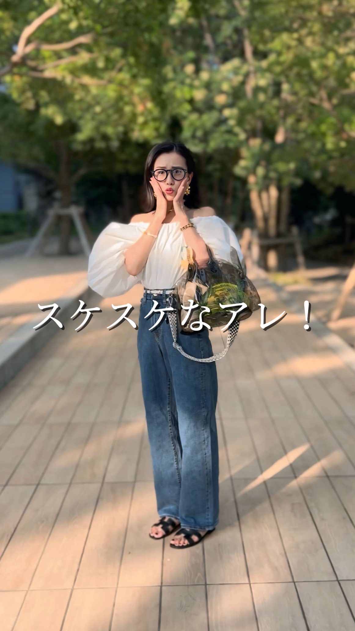Instagram post by @nyakanya for Hermès. Caption reads: うさちゃんバッグで
お馴染みの @l.____official....