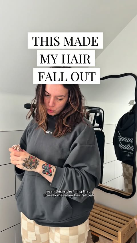 Instagram post by @alyshadevon for Chāmpo Haircare. Caption reads: Ad of all the things I’ve done to myself and THIS....