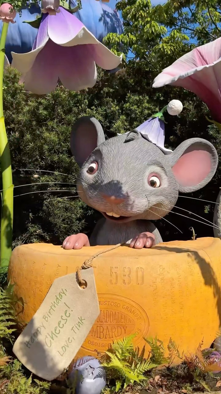 Instagram post by @tdrexplorer for Tokyo Disney Resort. Caption reads: Tinker Bell has her own attraction inside Fantasy....