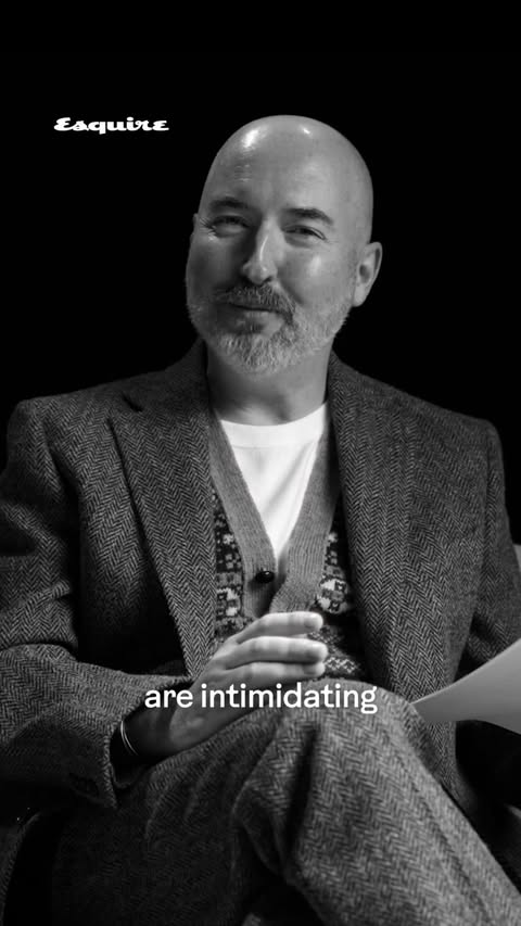 Instagram post by @douglas_stuart for Esquire. Caption reads: “The world will tell you that those who appear....