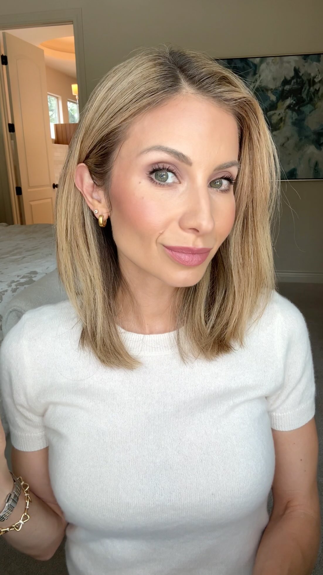 Instagram post by @lisajmakeup for MAKEUP BY MARIO. Caption reads: If you’ve got even a hint of green in your eyes,....