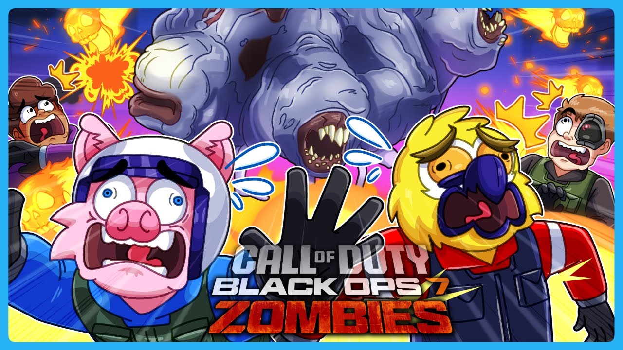 YouTube post by @wildcat for Ubisoft. Caption reads: BLACK OPS 7 Zombie Easter Egg Ruins Friendships.......