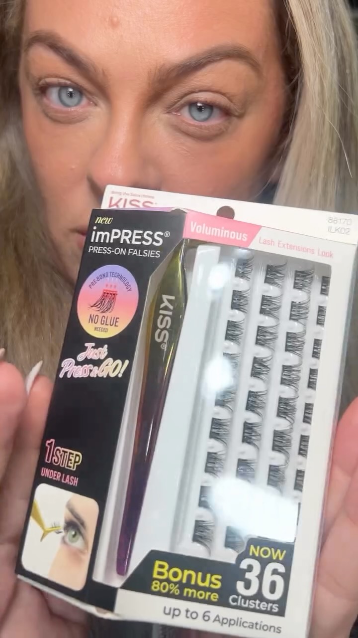 Instagram post by @shimycatsmua for impressbeauty. Caption reads: Between snacks, school runs, and chaos—at least my....