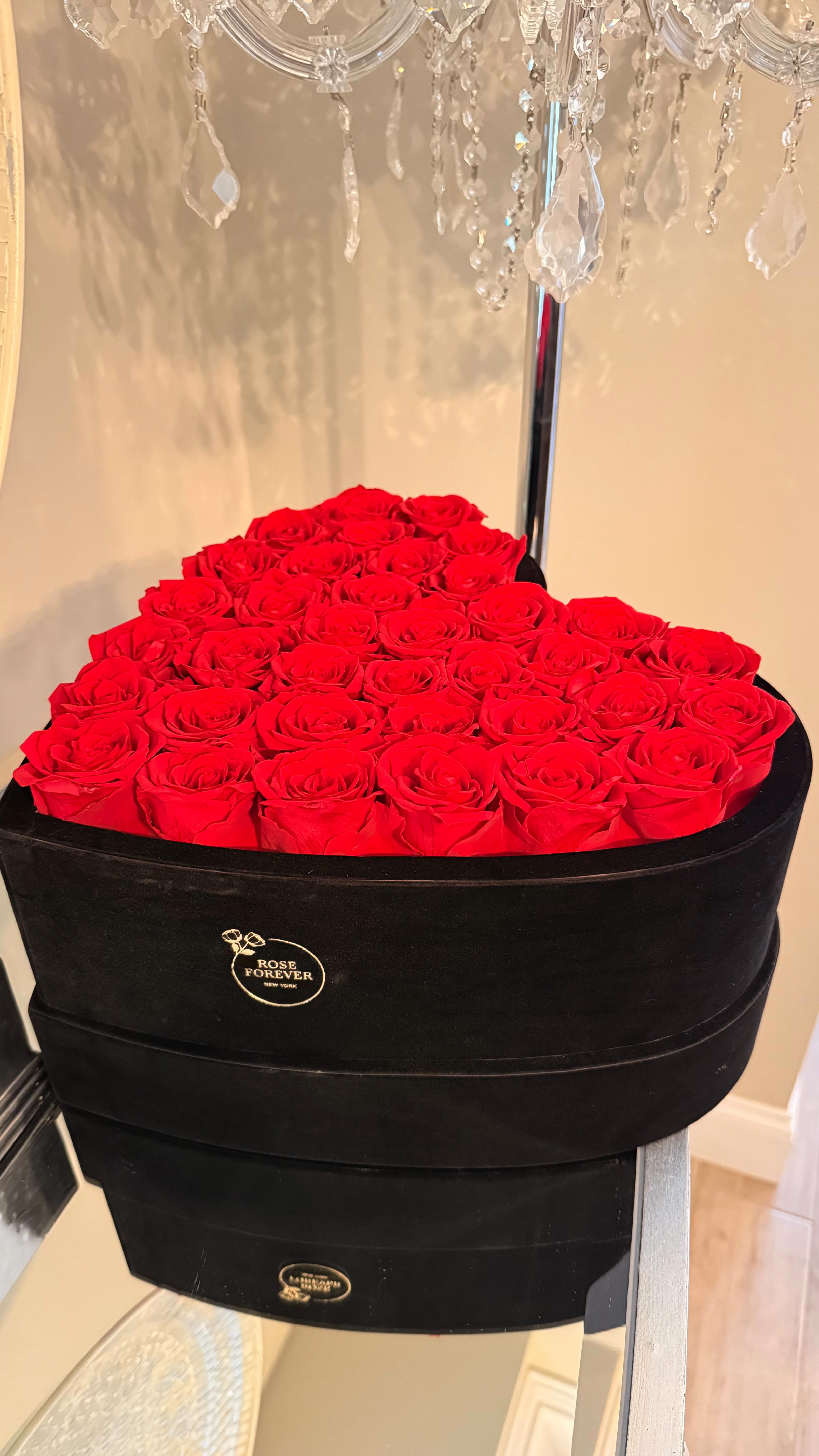 Instagram post by @appetitefordecor for Rose Forever. Caption reads: Just got back from Europe and walked into a house....