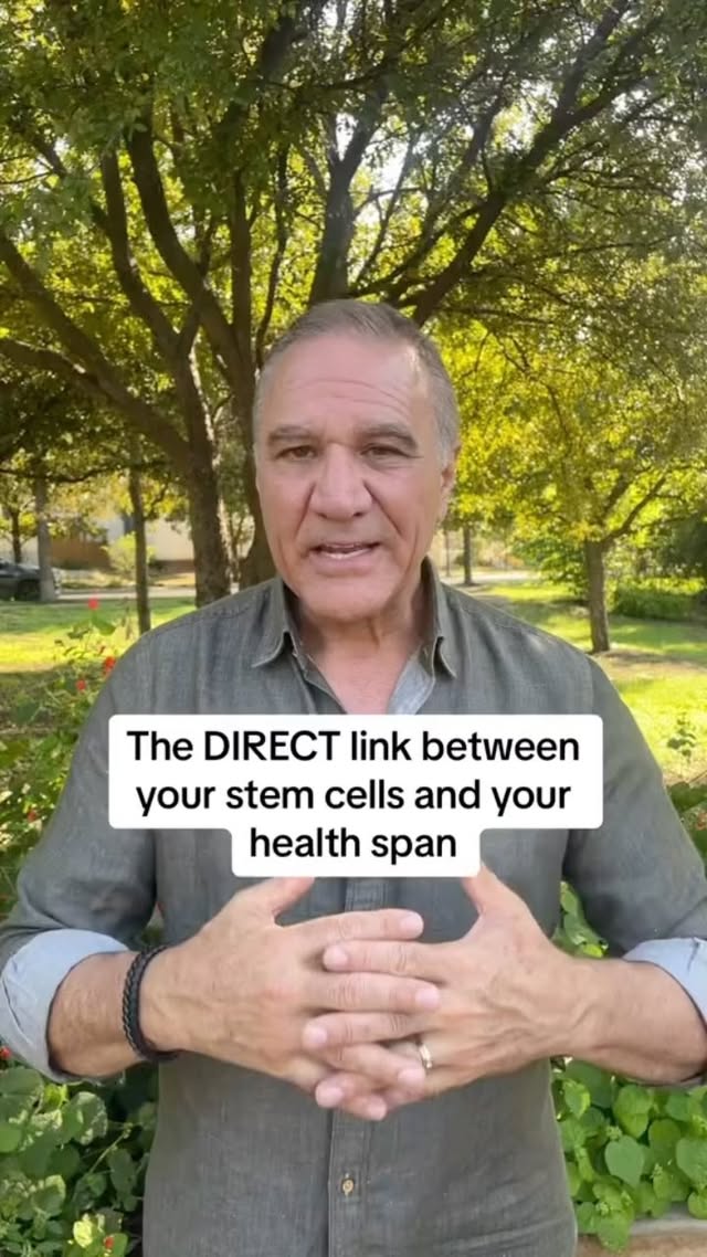 Instagram post by @stemcellchristian for STEMREGEN. Caption reads: [...] your stem cell health, visit the @stemregen....