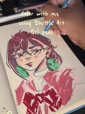TikTok post by @manimations.tv for Shuttle Art. Caption reads: Thank you to @Shuttle Art for sending these....
