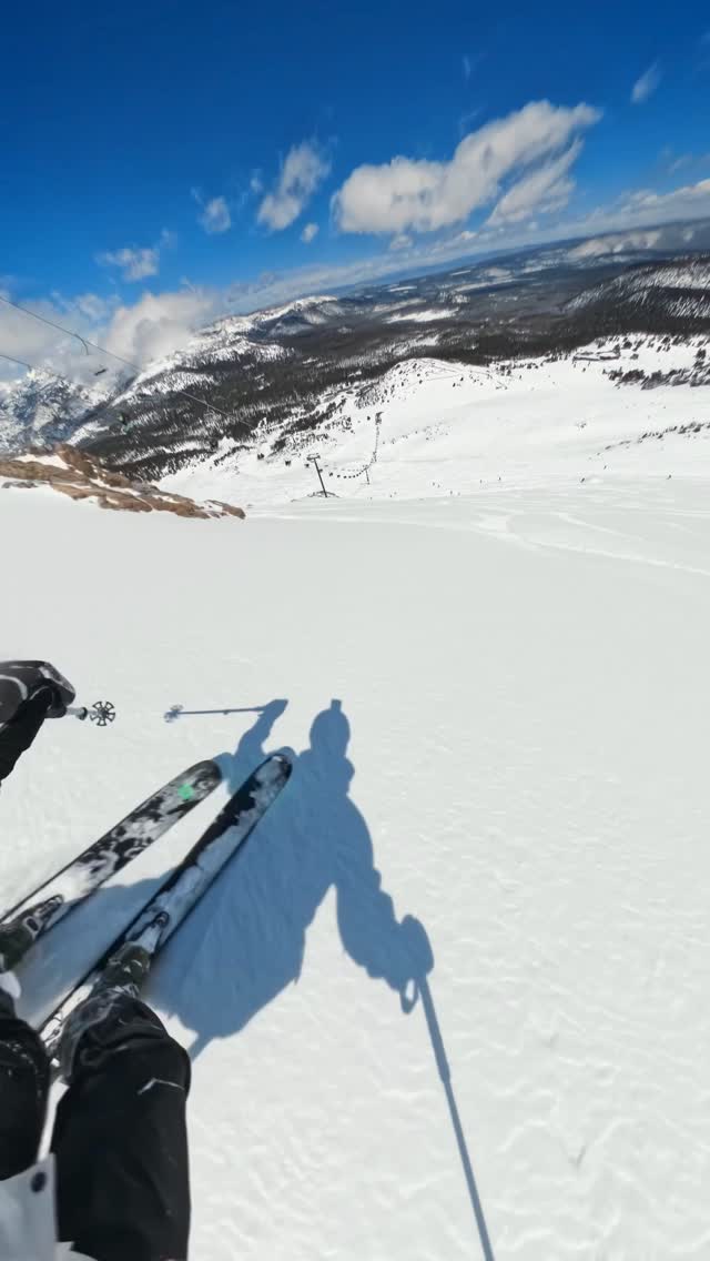 Instagram post by @abekislevitz for GoPro. Caption reads: Getting first chair on 23 is a special....