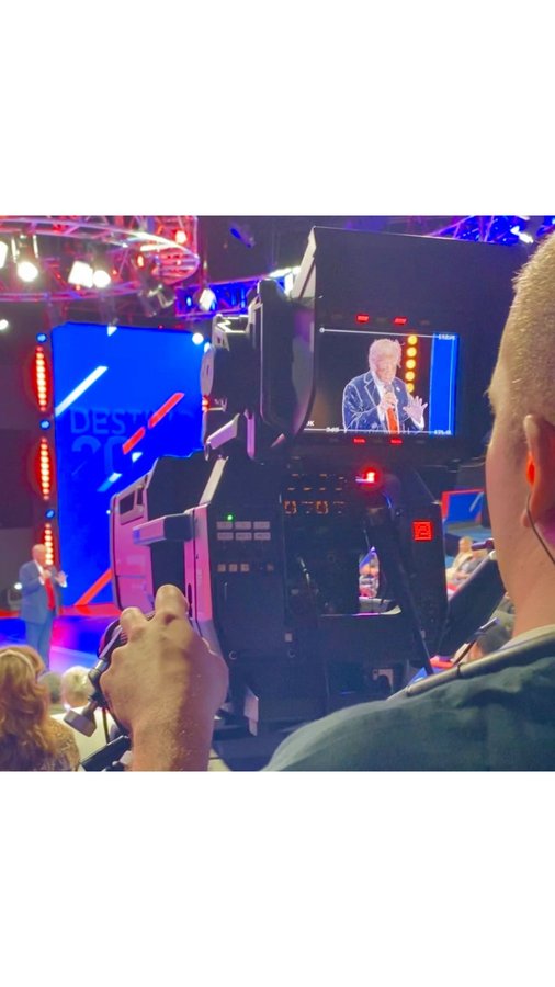 Instagram post by @anthony_steadicam305 for Univision. Caption reads: I never post politics on my page... But here's a....