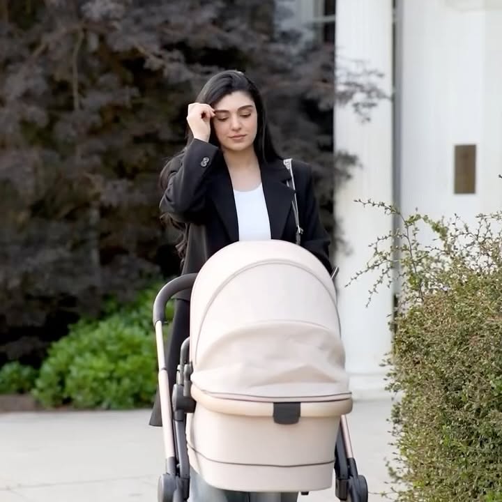 Instagram post by @aishazukhan for iCandy World Belgium. Caption reads: Every stroll with @icandyworlduk feels like a....