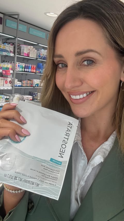 Instagram post by @bridalhairbyelainek for NEOSTRATA. Caption reads: Come with me to shop my new @neostrataire skincare....