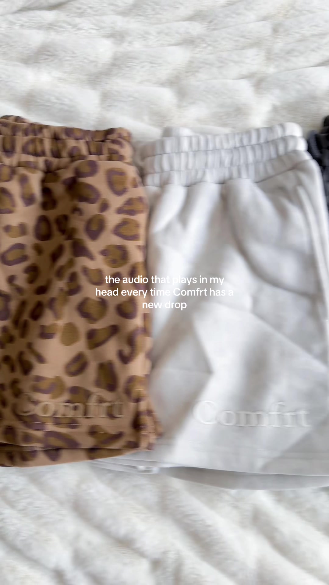 TikTok post by @brookechello for Comfrt. Caption reads: SO CUTE @Comfrt .