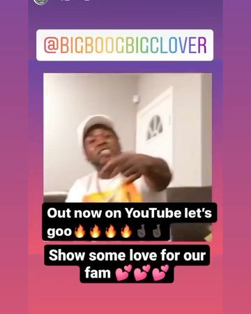 Instagram post by @officialdtello for Interscope Records. Caption reads: Y’all go run them views up let’s gooo🔥🔥🔥🔥.