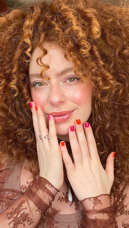 Instagram post by @ellieryan_ for Barry M. Caption reads: Come paint my nails with me using Barry M! I had....