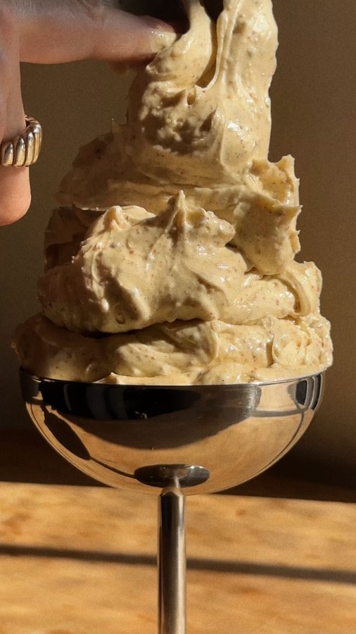 Instagram post by @olivianoceda for KerrygoldUSA. Caption reads: the correct amount of butter for ur holiday table....