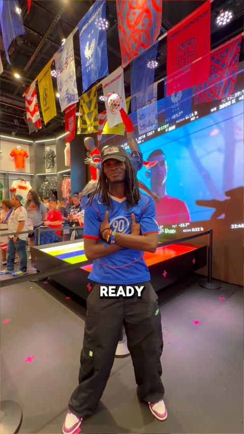 Instagram post by @kevinfooty_ for Nike. Caption reads: GRWM at the @nikenyc House of Innovation for a....