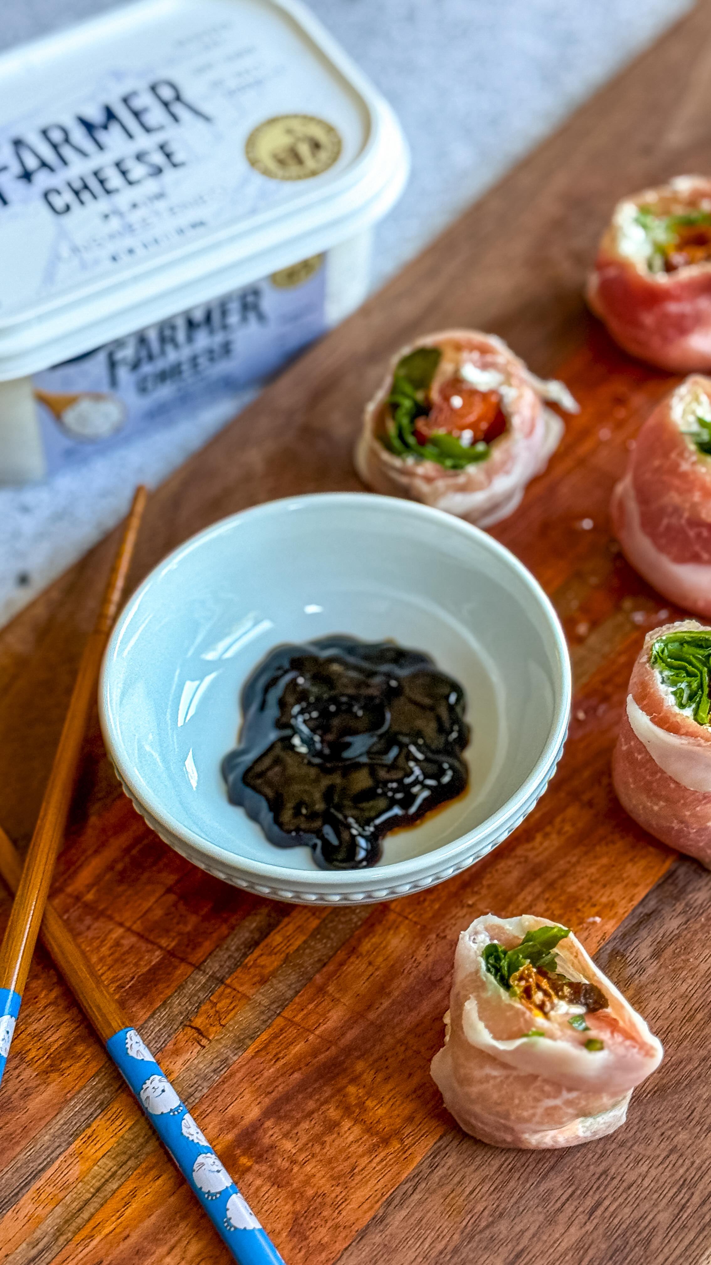 Instagram post by @makefoodlovely for Lifeway Foods. Caption reads: 🧀🥢 CHAR-SUSHI-RIE 🥢🧀

#ad in partnership with....