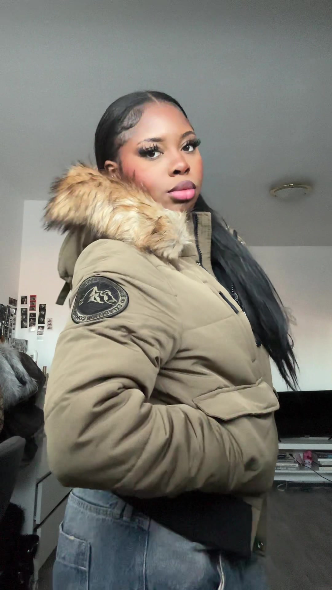 TikTok post by @lois.niet.louis for Superdry. Caption reads: Starting the new year with @CULT by Superdry 😋....