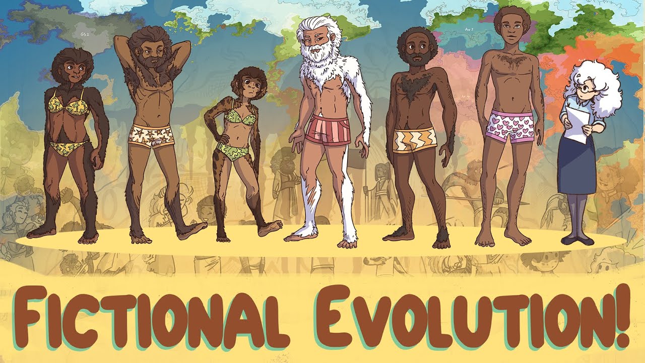 YouTube post by @hannahsmth for World Anvil. Caption reads: Making my Own Hominids!.