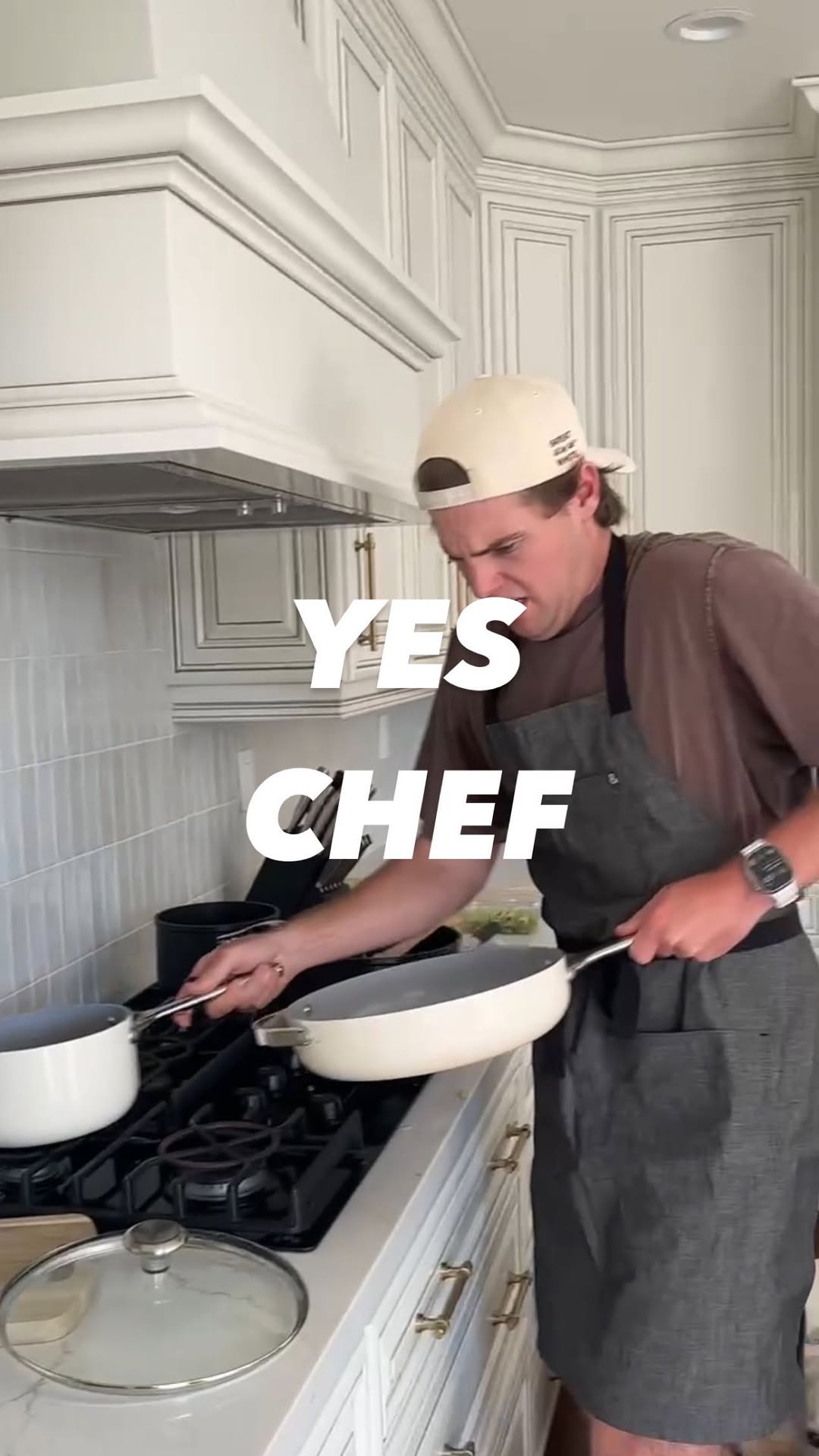 Instagram post by @mayaandhunter for Gopuff. Caption reads: yes chef!!! @gopuff #bringthemagic #gopuffpartner.