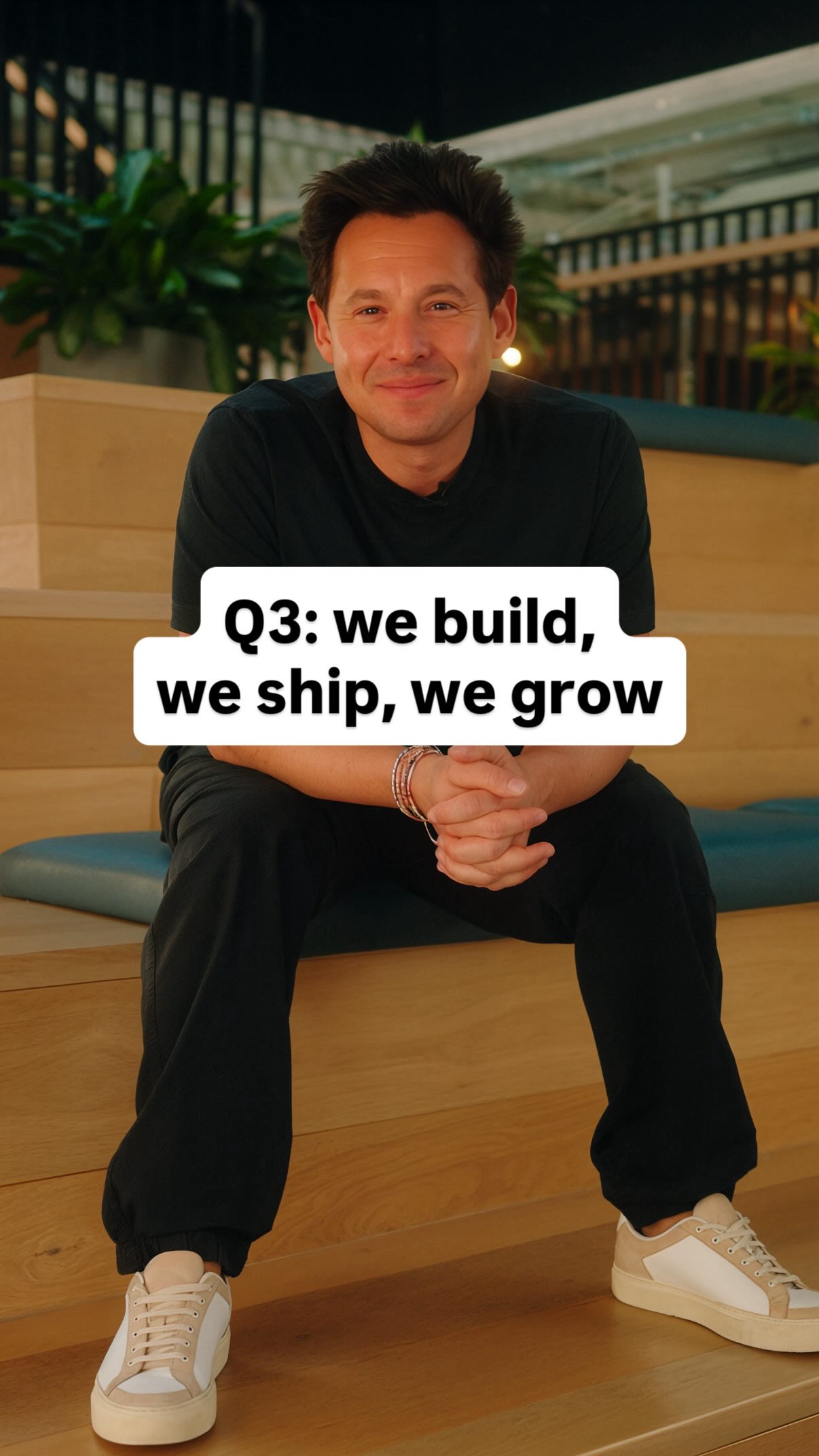 Instagram post by @harley for OpenAI. Caption reads: Q3: @Shopify delivered. Again.

We’re welcoming....