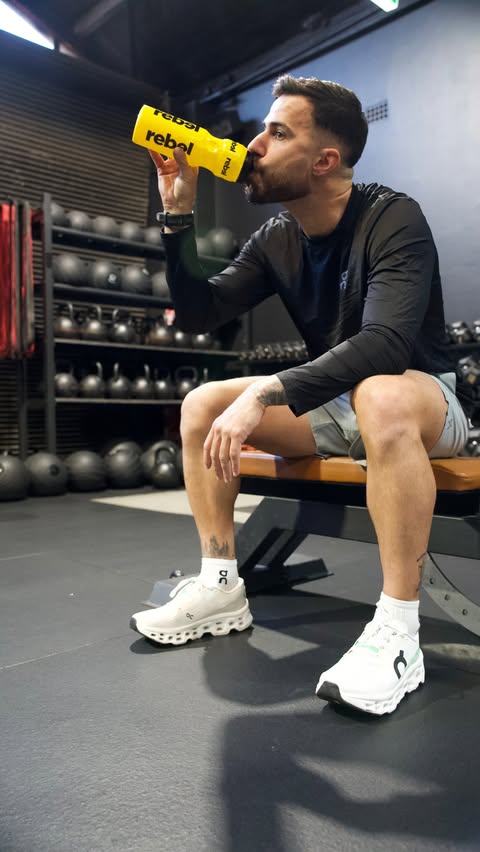 Instagram post by @ramialassmi for rebel sport. Caption reads: [...] without distractions. Available at....