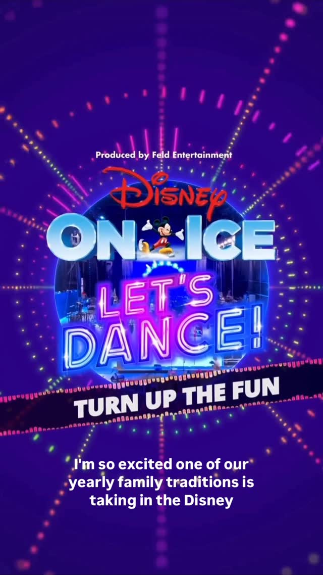 Instagram post by @robin.forslund for Disney On Ice. Caption reads: Every year we love going to @disneyonice The....