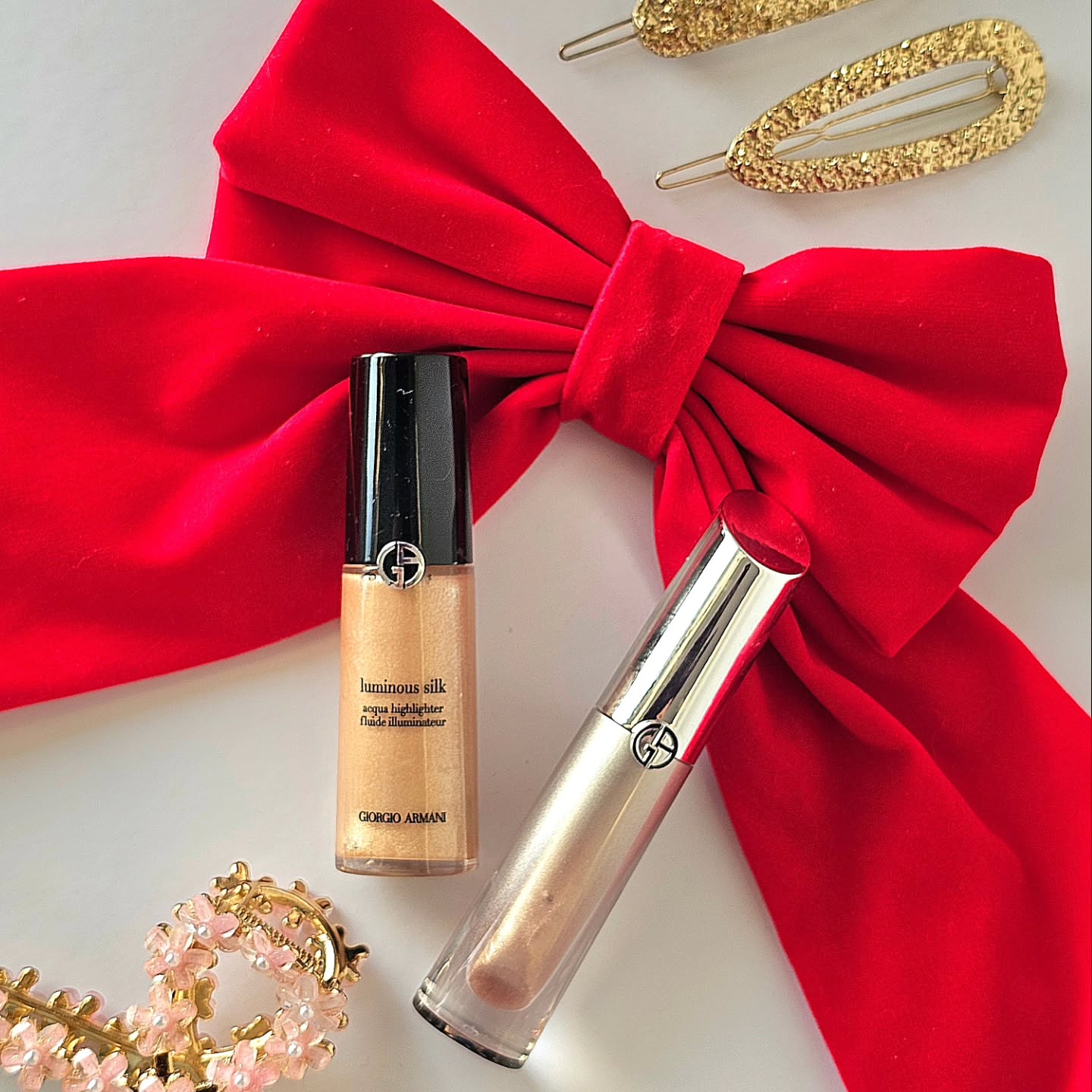 Instagram post by @just.beautifully.me for WPP. Caption reads: [...] and I cannot lie 🎀 Ad-pr @armanibeauty @wpp....