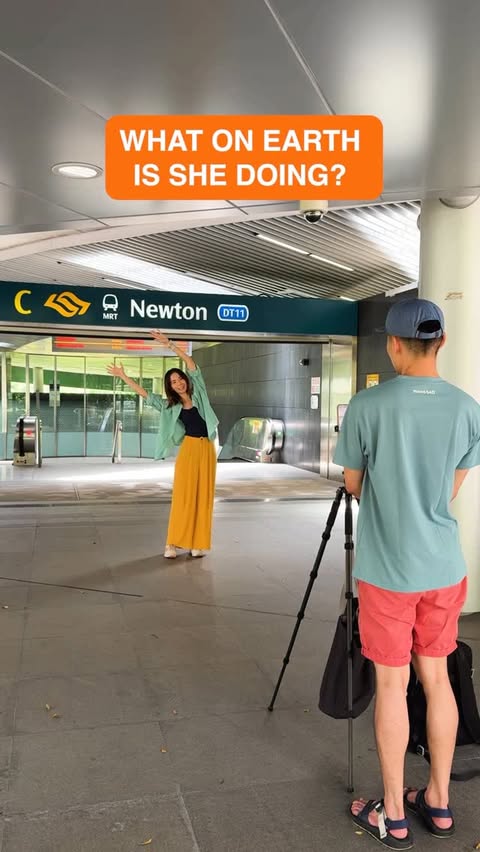 Instagram post by @priscillaong.co for Visit Singapore. Caption reads: [...] stop would you teleport to first?....